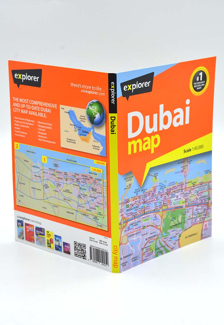 Explorer - Dubai Map 4th Edition