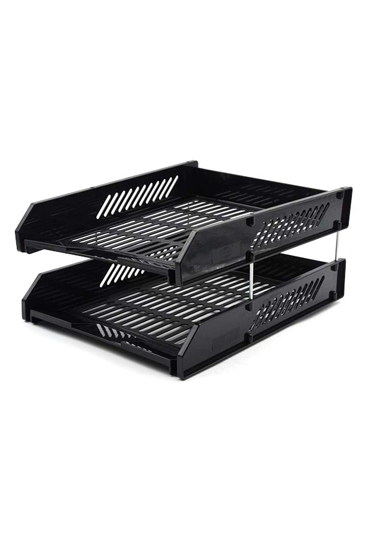 FIS - 2 Layers File Tray ( Black )