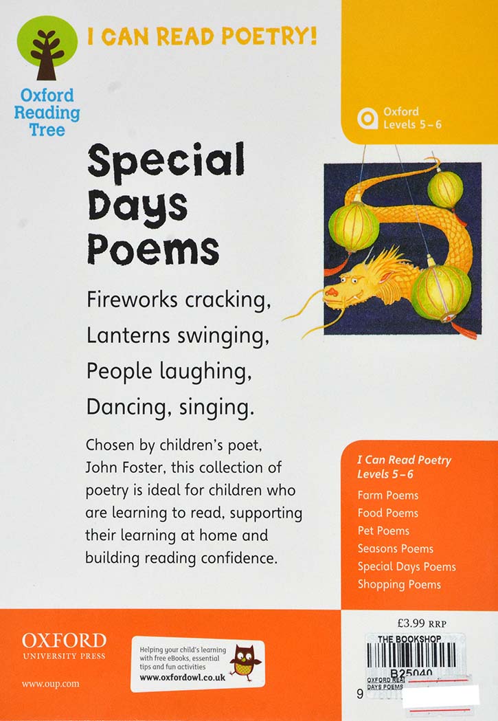 Oxford Reading Tree - Special Days Poems
