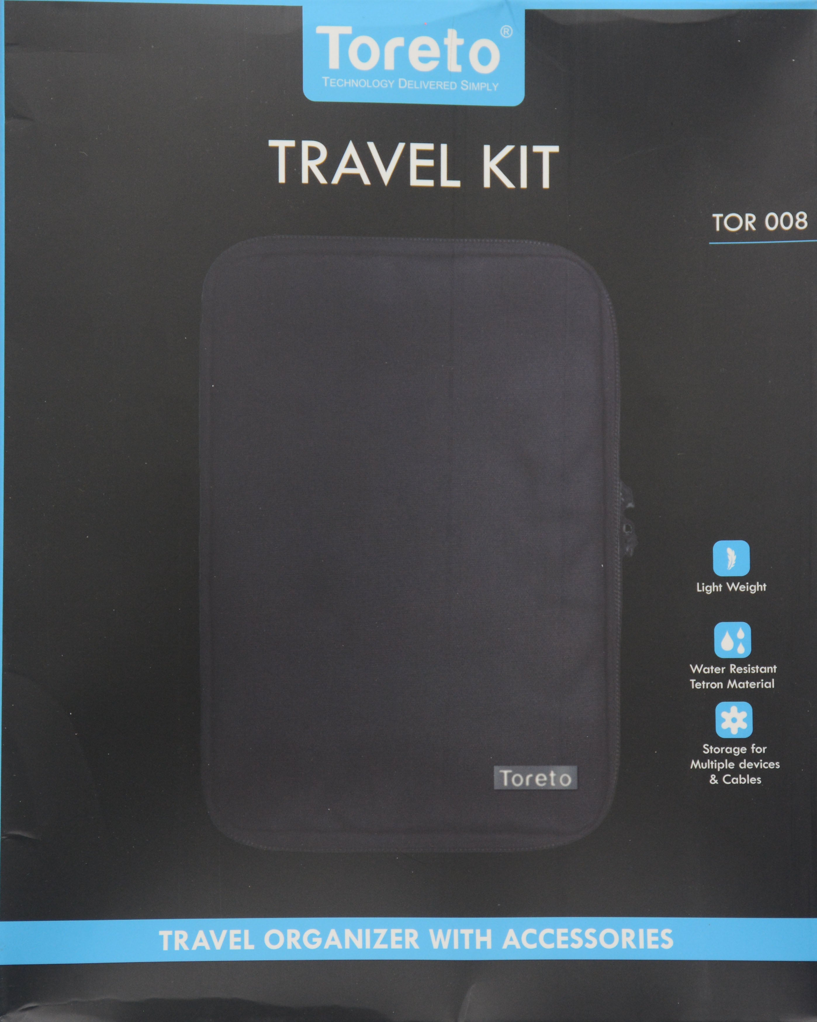 حقيبة اكسسوارات للهاتف - توريتو* TORETO TRAVEL KIT TOR-008