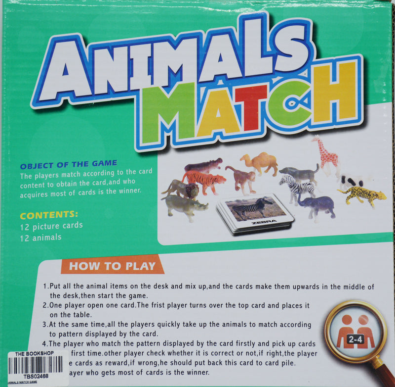 ANIMALS MATCH GAME