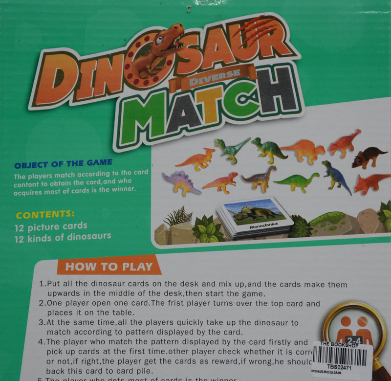 DINOSAUR MATCH GAME