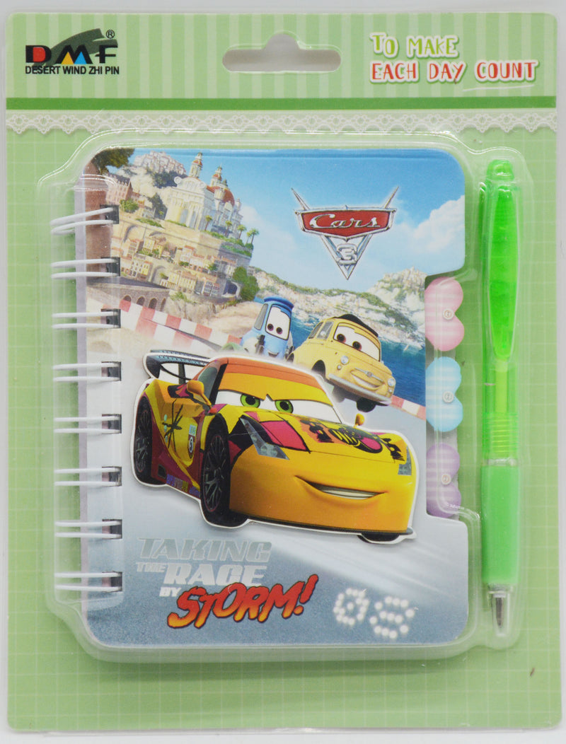 دفتر ملاحظات مع قلم - كارس DMF SPIRAL A6 NOTEBOOK+ PEN SET-CAR