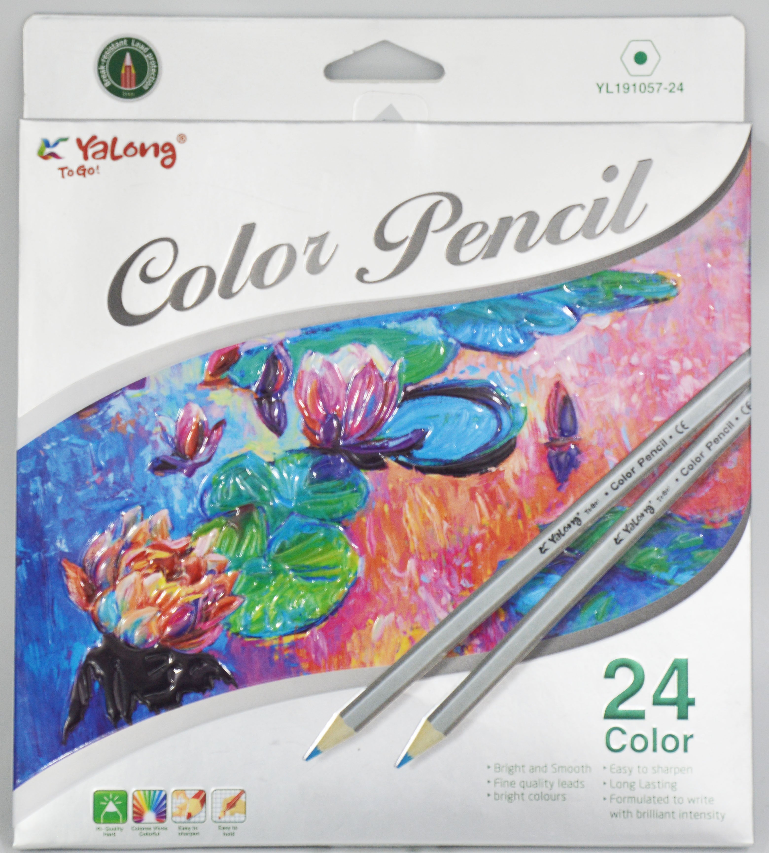YALONG COLOR PENCIL 24COLOR PACK