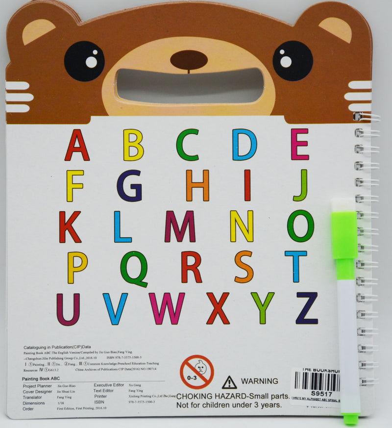 I WRITE MY ALPHABET ABC SPIRAL BOOK