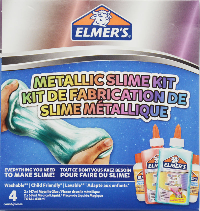 ELMERS METALLIC SLIME KIT 4PIECES