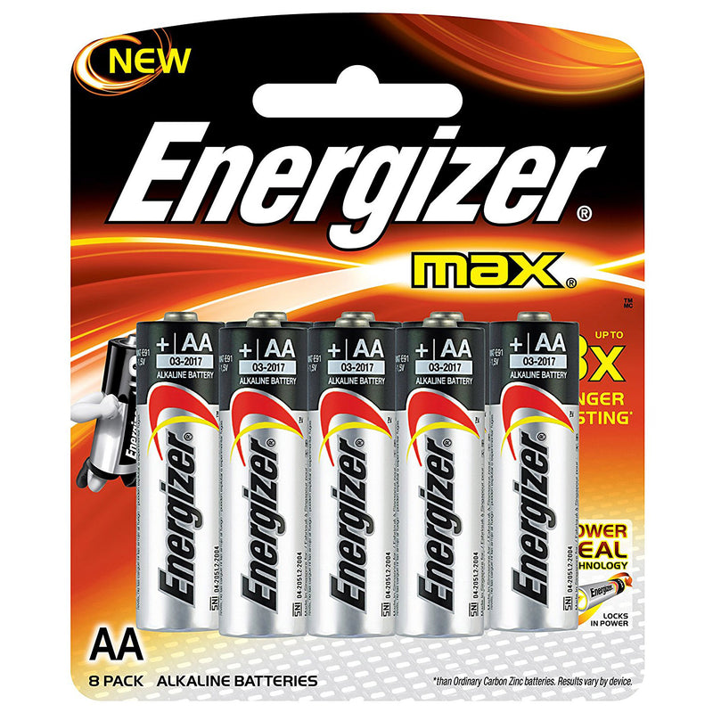 Energizer Max AA Battery 8PCS