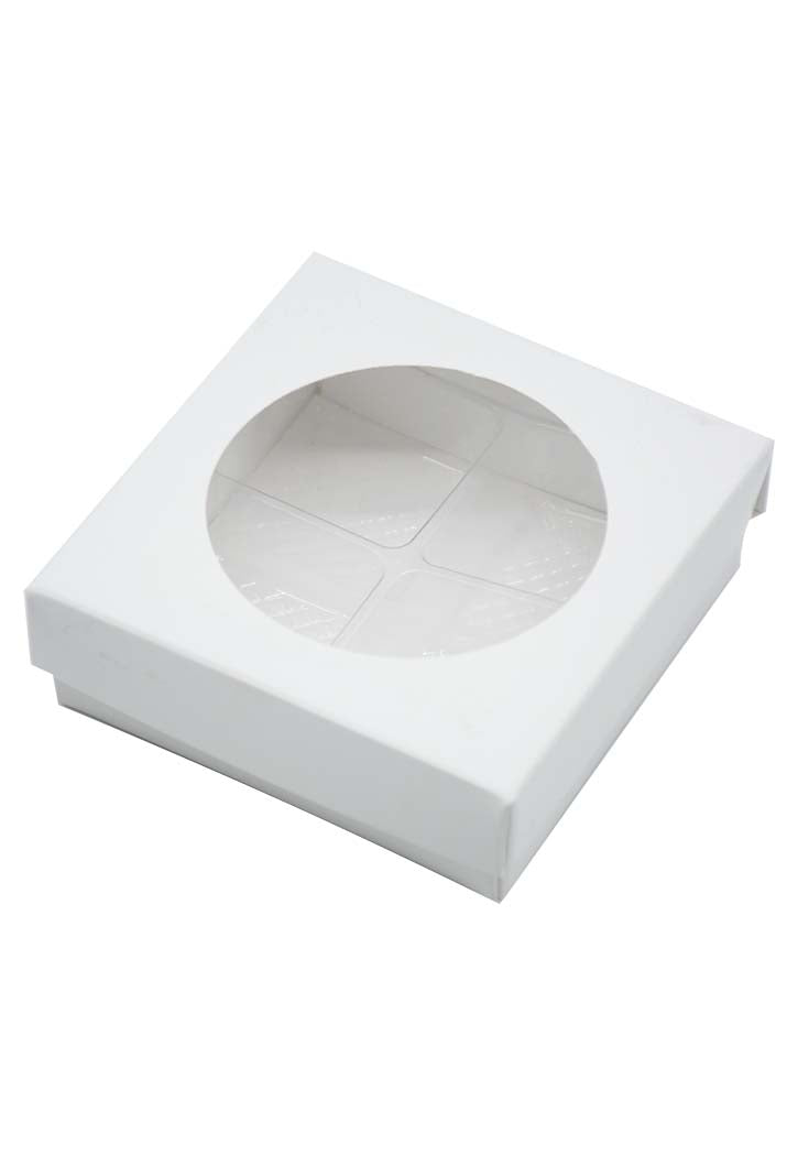 Paper Chocolate Box White (9X9CM)