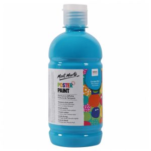 MONT MARTE POSTER PAINT 500ML-METALLIC TURQUIOSE