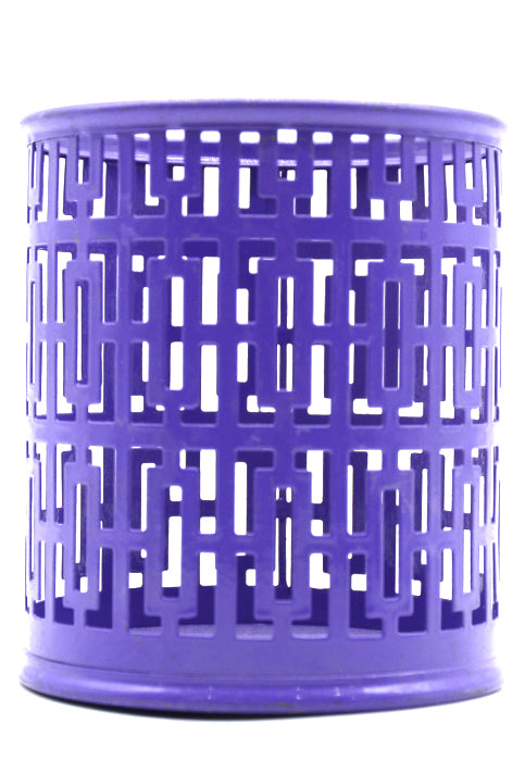 حاملة اقلام معدنية مزينة    METAL ROUND PEN HOLDER DESIGN