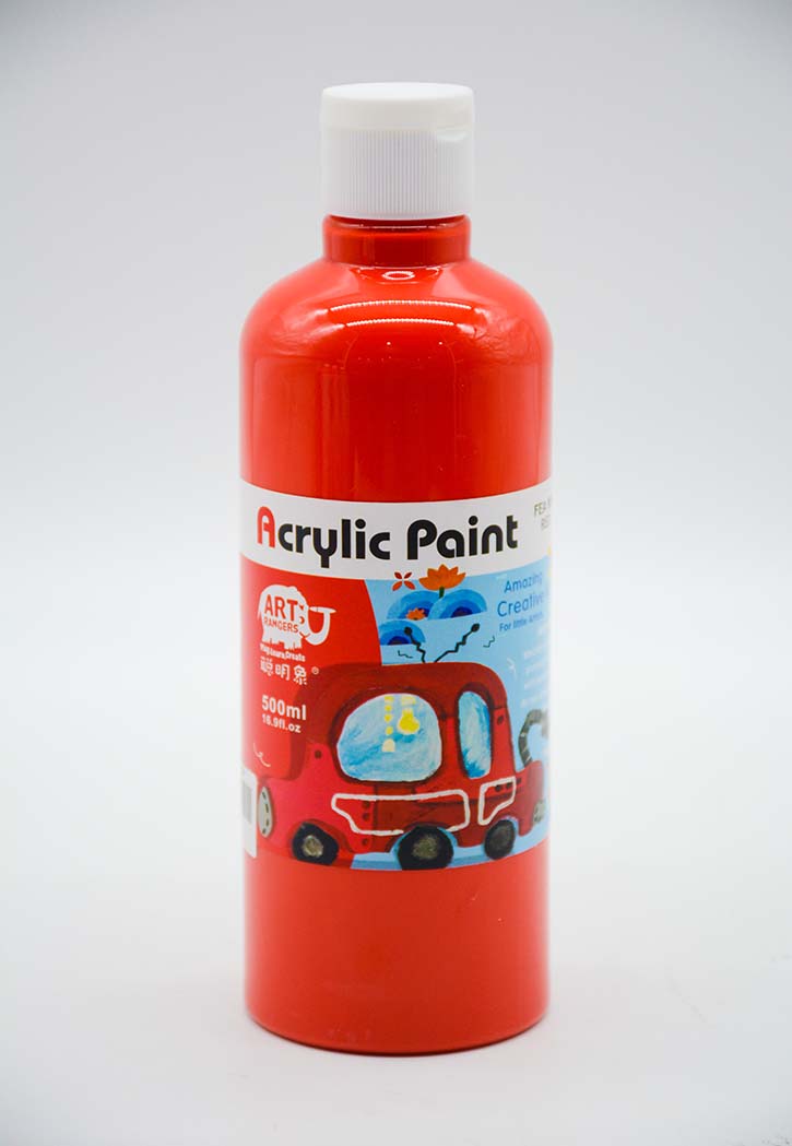 دهان اكريلك Acrylic Paint 500 ML - Red