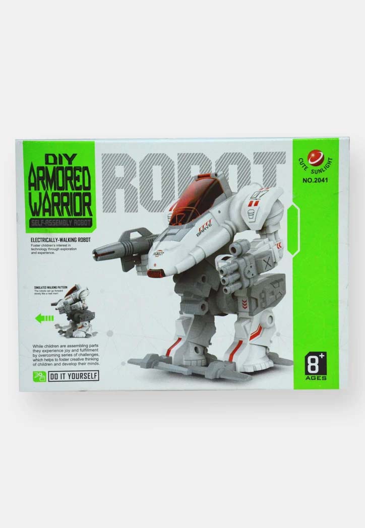 DIY Armored Warrior Electric Walking Robot Self-Assembly