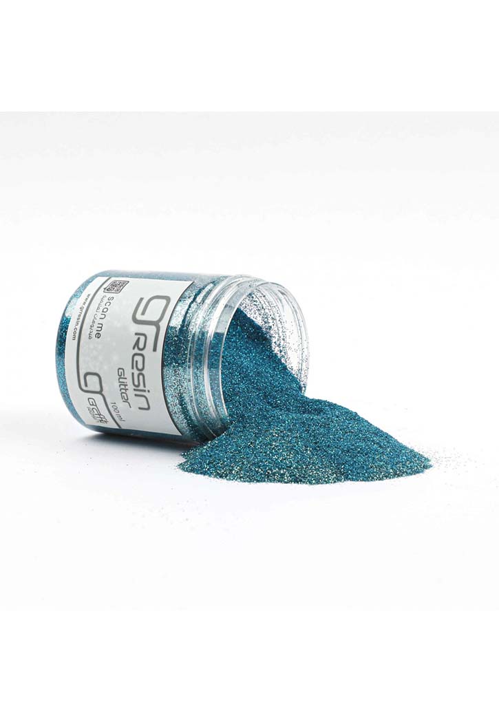 Resin Glitter 100ML - Turquoise Blue