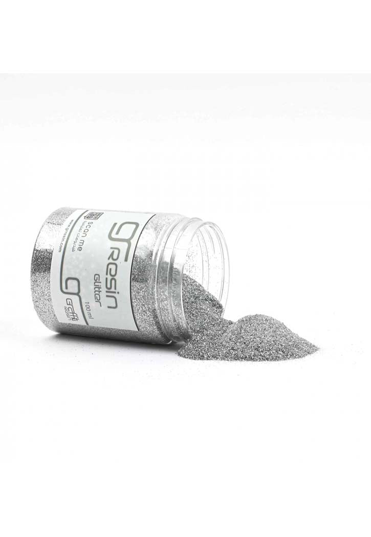 Resin Glitter 100ML - Silver