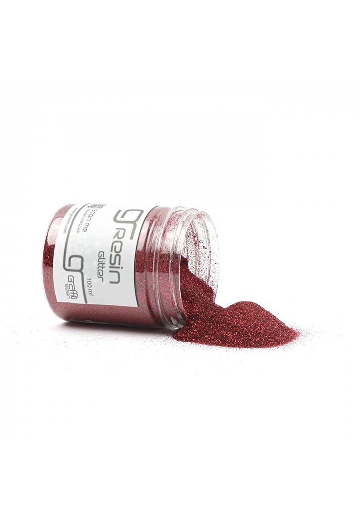 Resin Glitter 100ML - Apple Red