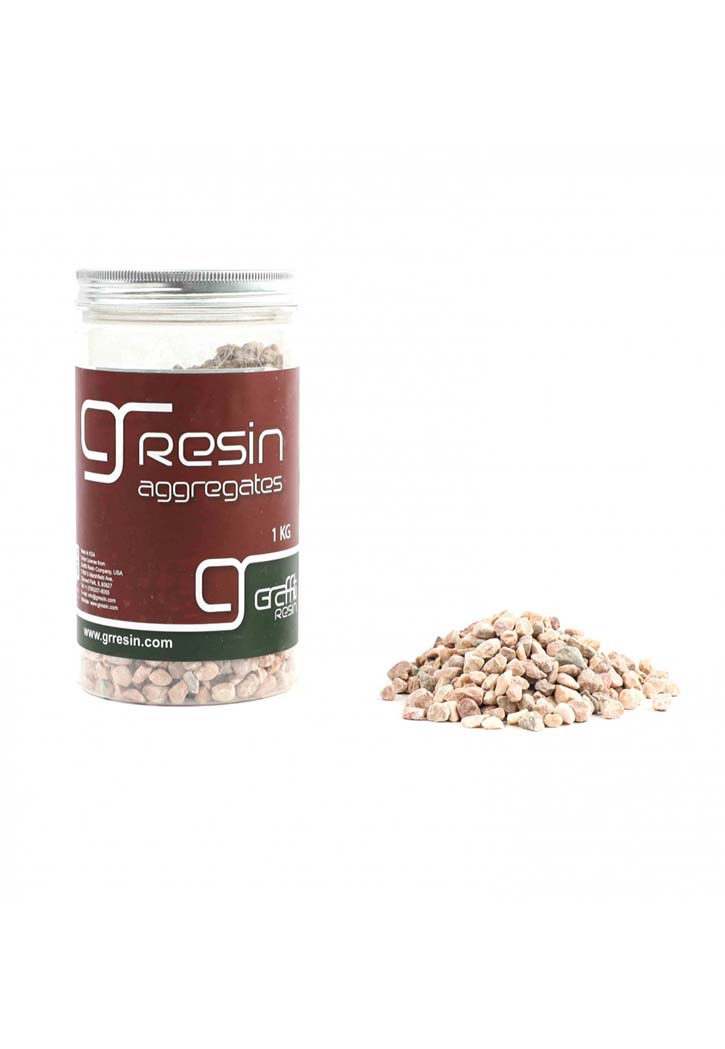 Resin Aggregates Rose Stone 3-8MM 1KG