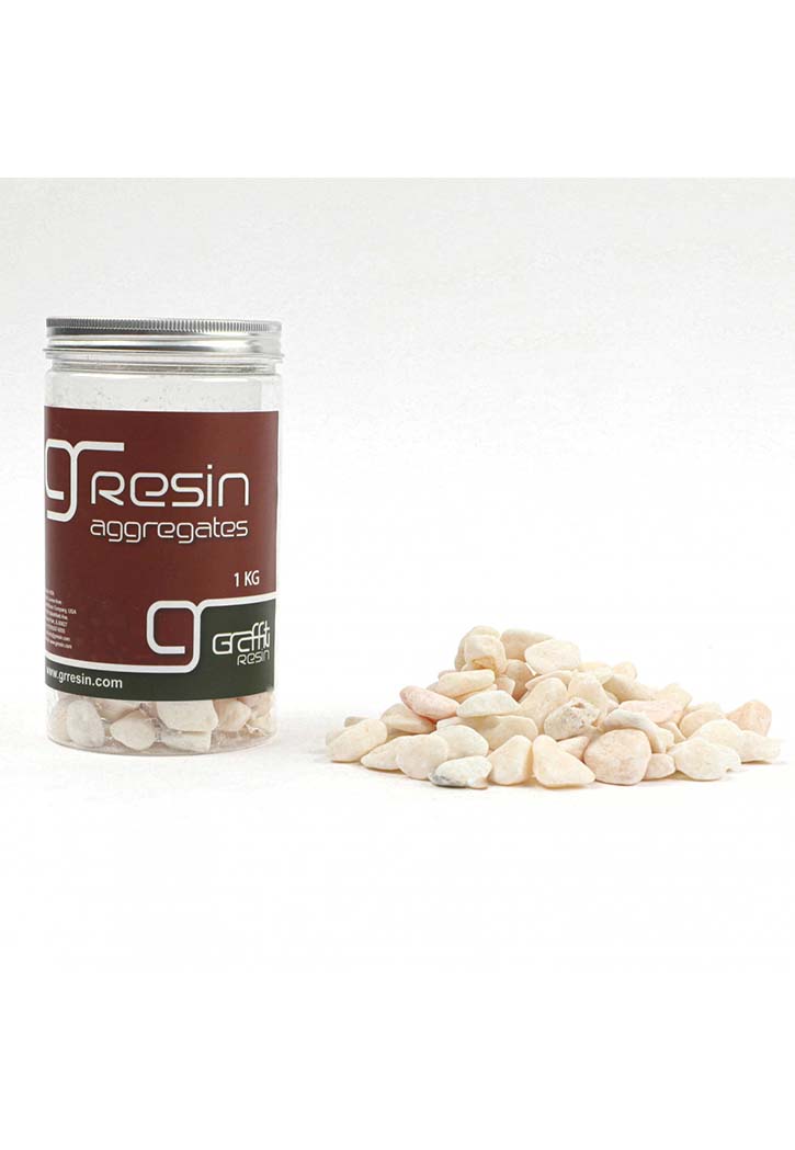 Resin Aggregates Spanish Pink Stone 14-16MM 1KG
