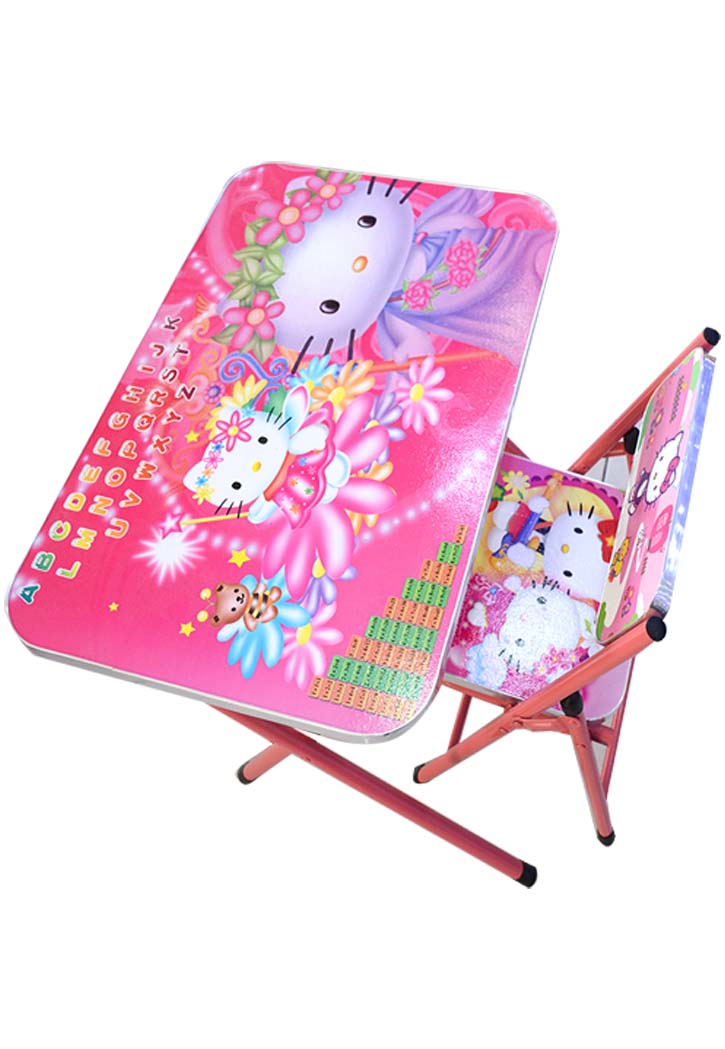 طاولة دراسة مع كرسي اطفال Education Table With Chair - Hello Kitty