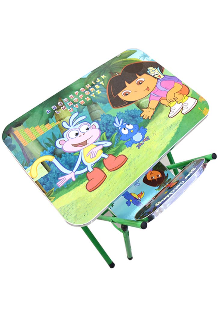 طاولة دراسة مع كرسي اطفال Education Table With Chair - Dora