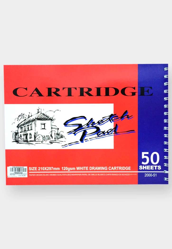 Cartridge - Spiral Sketch Pad 120GSM