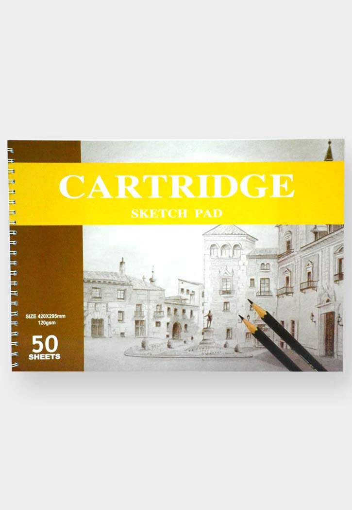 Cartridge - Spiral Sketch Pad 120GSM