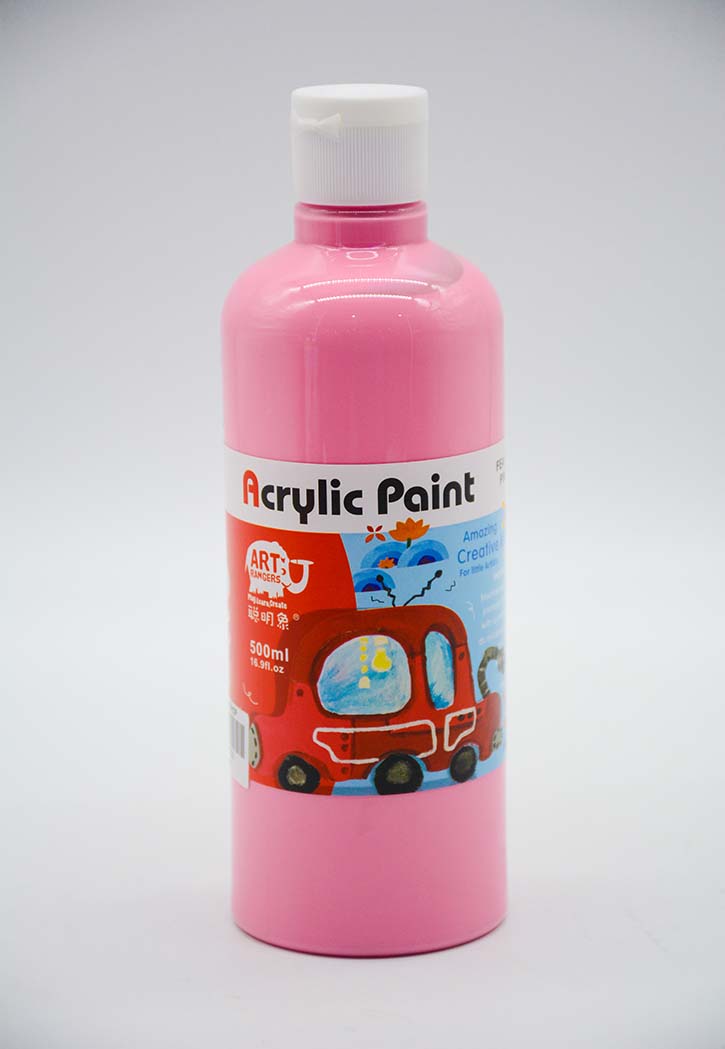 دهان اكريلك Acrylic Paint 500 ML - Pink