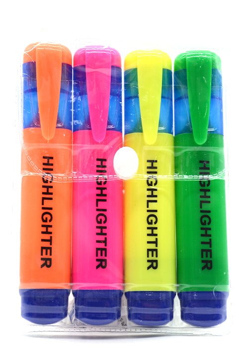 طقم اقلام تظهير 4 لون * HIGHLIGHTER 4COLOR SET