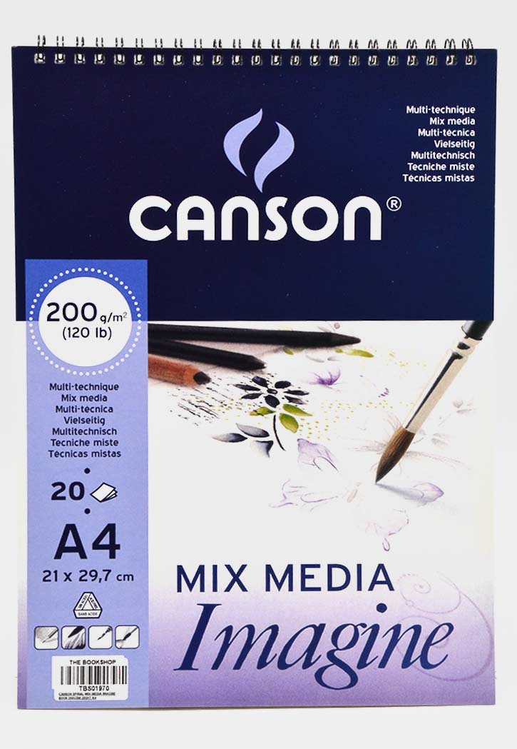 Canson - Spiral Mix Media Pad 200GSM