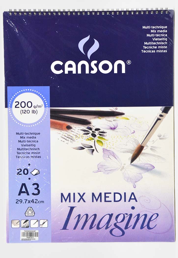 Canson - Spiral Mix Media Pad 200GSM
