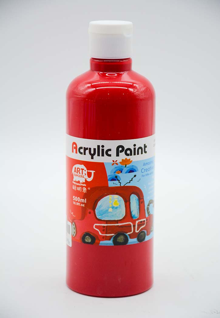 دهان اكريلك Acrylic Paint 500 ML - Carmine