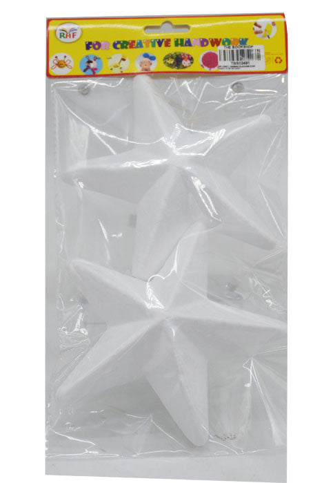 RHF CRAFT THERMACOLE/FOAM STAR SHAPE 11CM 2PCS/PKT