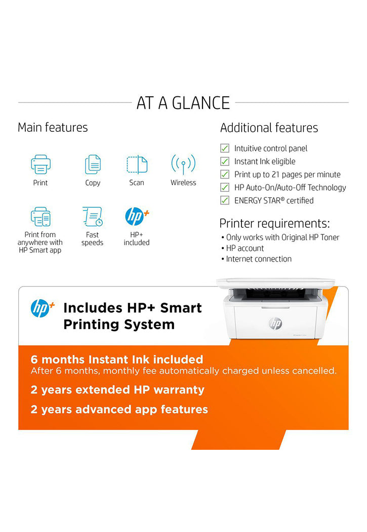 طابعة HP LASER JET MFP M141W PRINTER