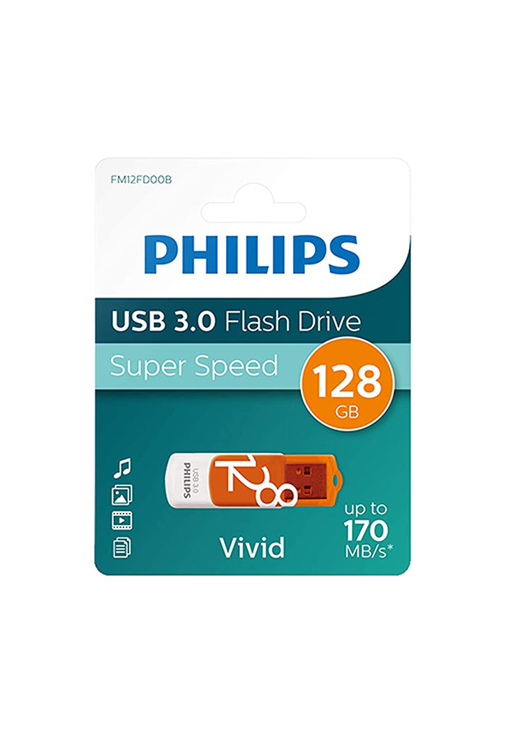 PHILIPS USB 3.0 VIVID FLASH DRIVE 128GB
