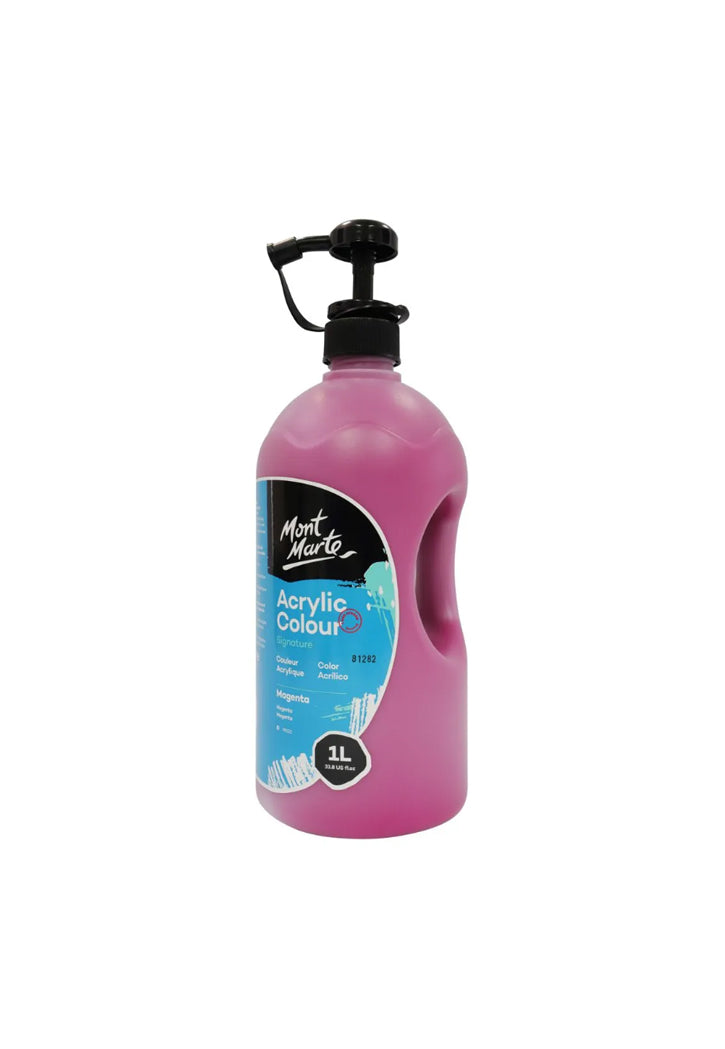 MONT MARTE SIGNATURE ACRYLIC COLOUR 1L-MAGENTA