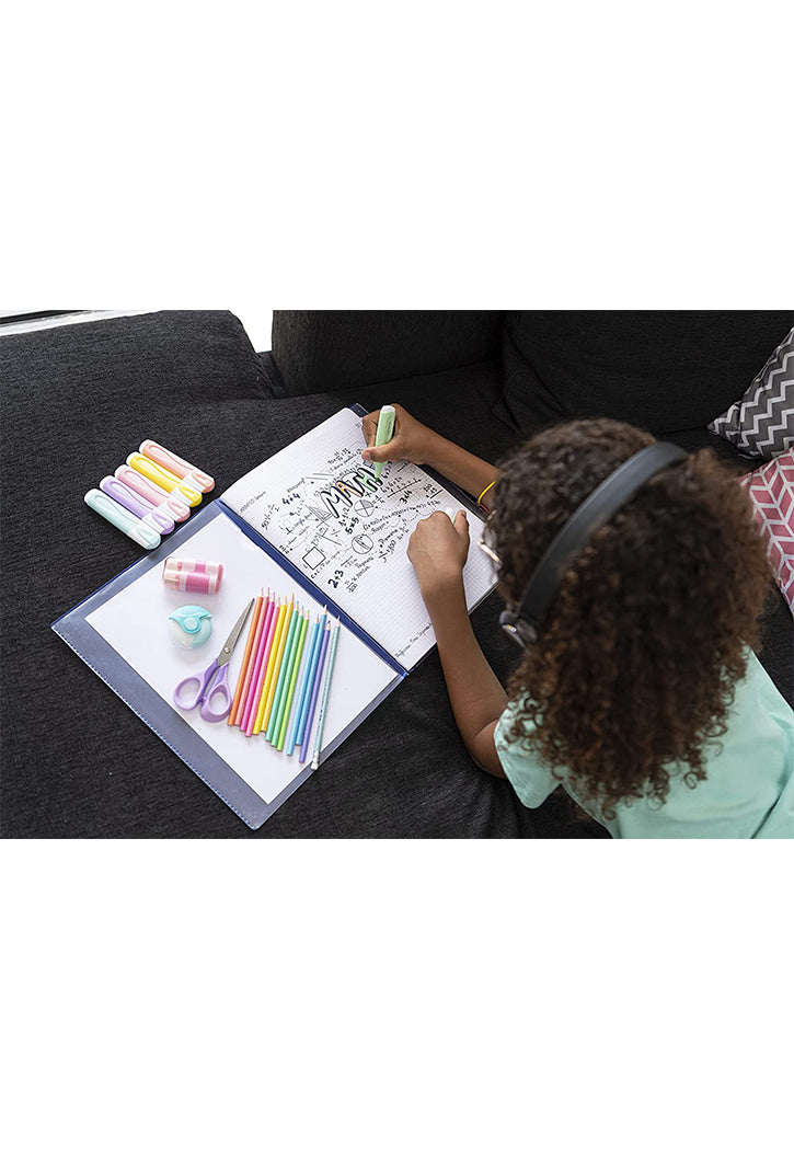 طقم اقلام تظهير الوان باستل 6 لون