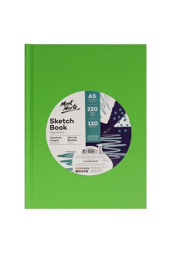 MONT MARTE SIGNATURE SKETCH BOOK 220PAGES 110GSM A5