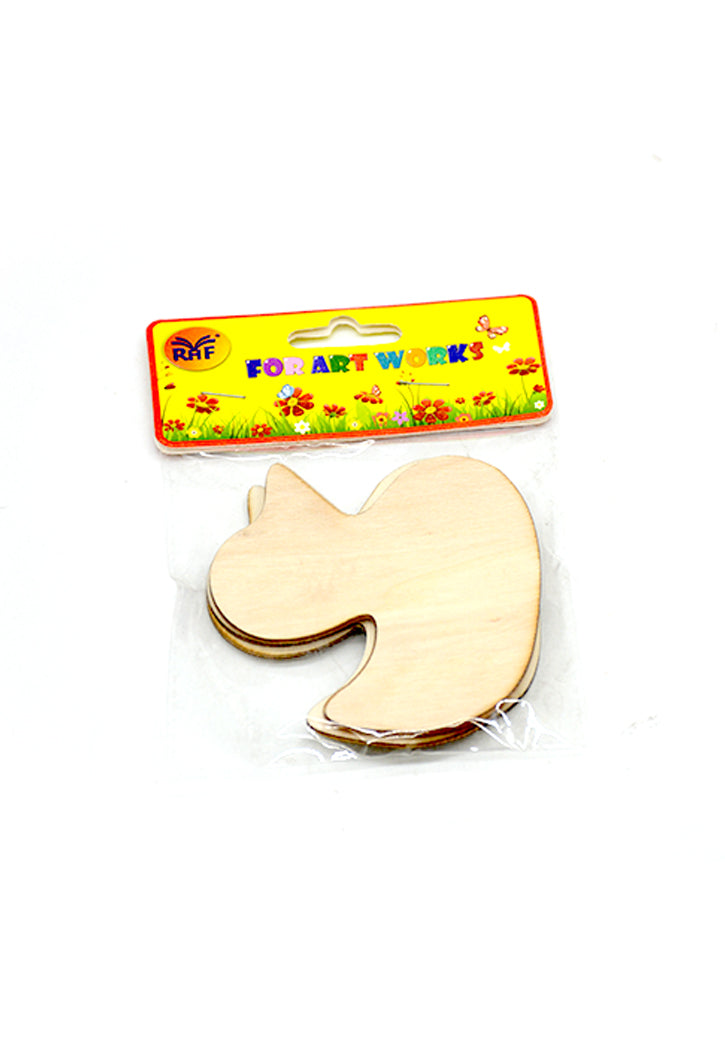 CRAFT WOODEN ANIMAL 5PCS/PKT-DUCK