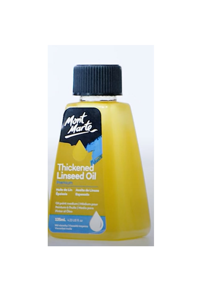 MONT MARTE PREMIUM THICKENED LINSEED OIL 125ML