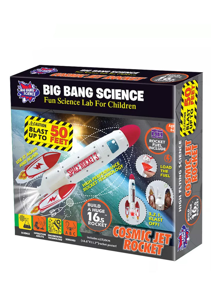مجموعة تجارب الصواريخ العلمية للاطفالBIG BANG SCIENCE-COSMIC JET ROCKET