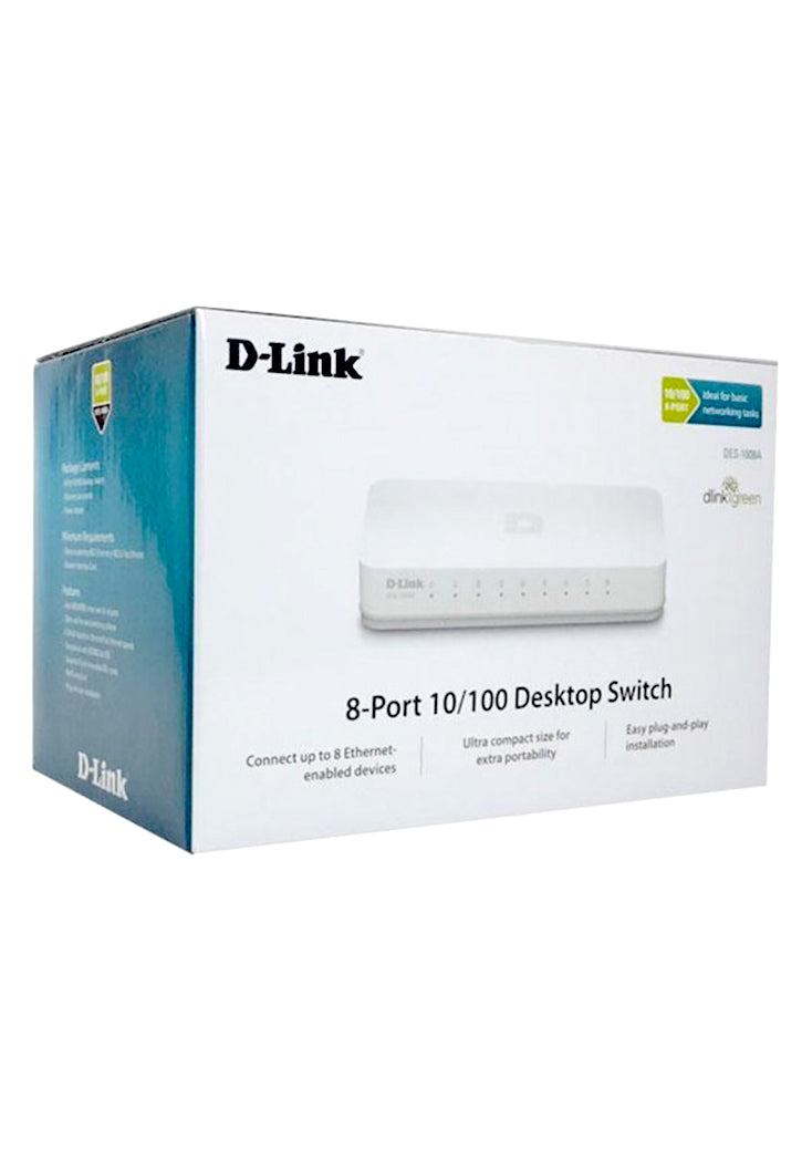D-LINK 8-PORT DESKTOP SWITCH