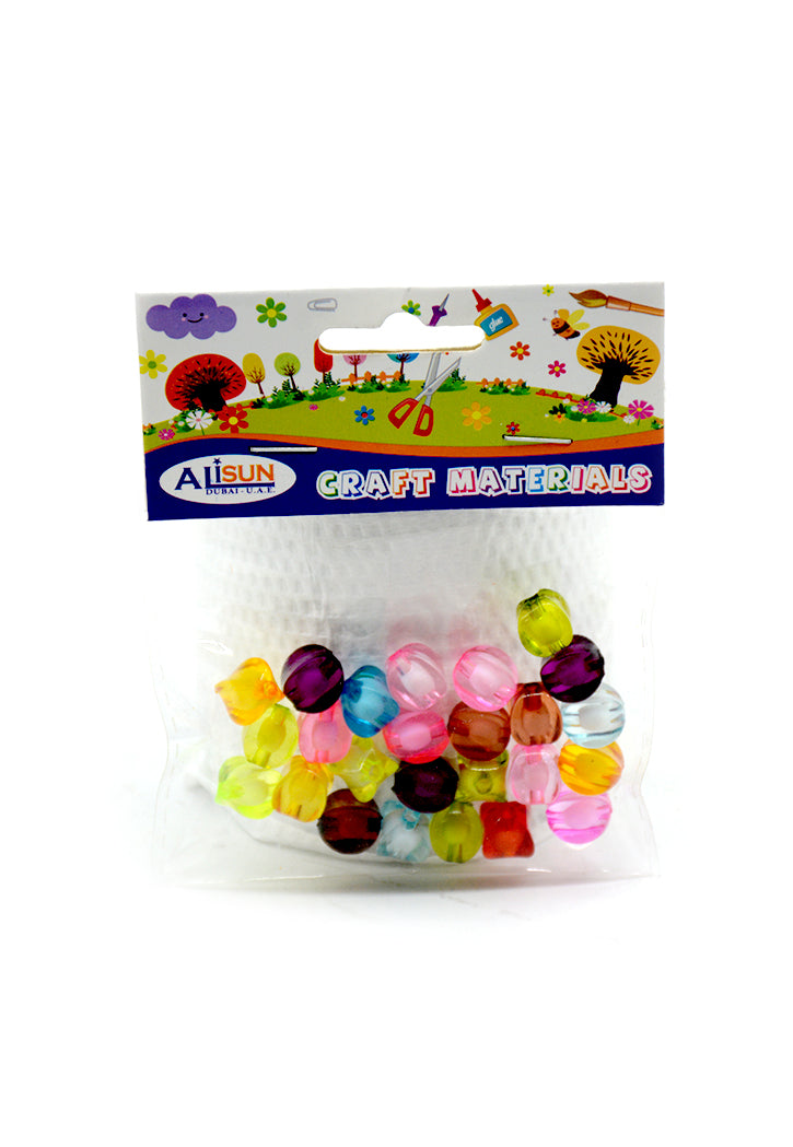 ALISUN CRAFT MATERIAL DIAMOND PLASTIC BEADS ASSTD