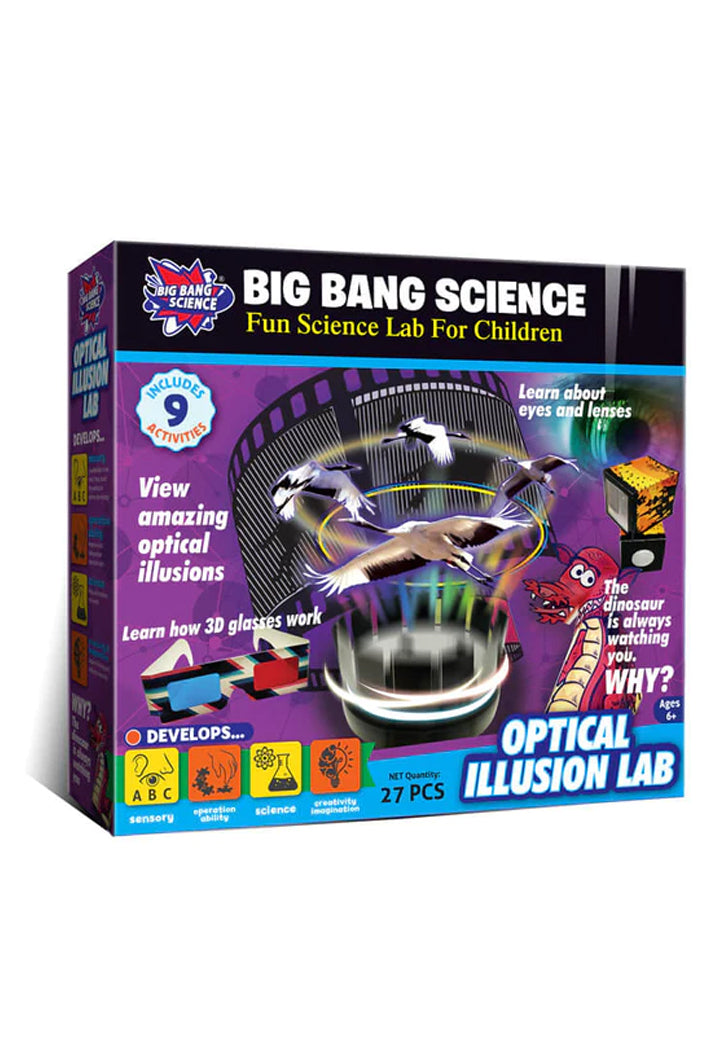 BIG BANG SCIENCE-OPTICAL ILLUSION LAB 27PCS