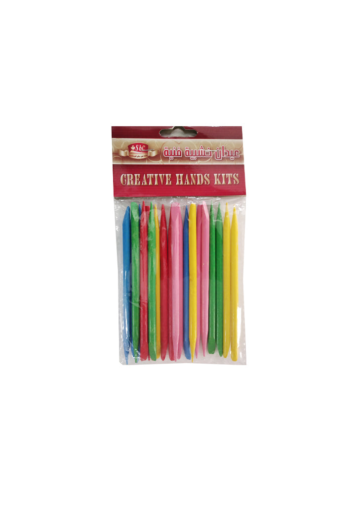 SBC BARBECUE STICK 115X4MM 20PC SET ASSTD