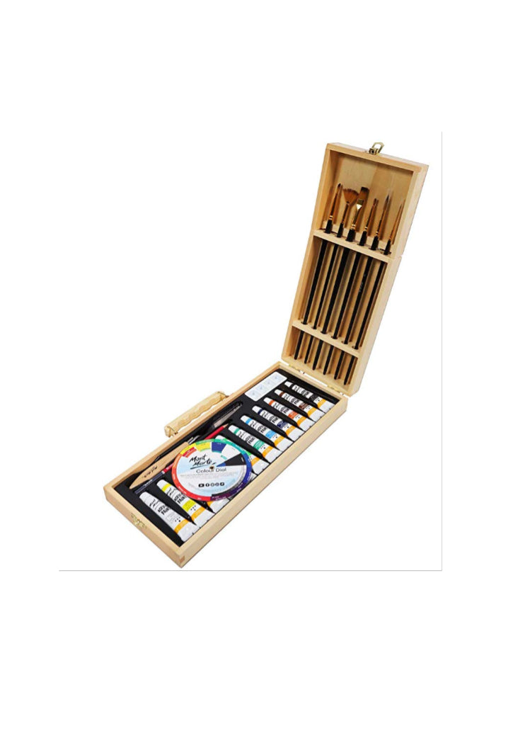 MONT MARTE SIGNATURE TRAVELLER ACRYLIC SET 23PCS WOODEN BOX