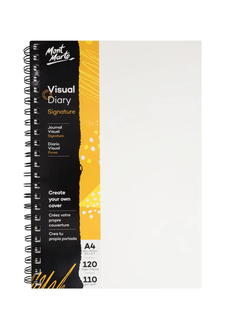MONT MARTE SIGNATURE VISUAL DIARY JOURNAL 120PAGES 110GSM A4