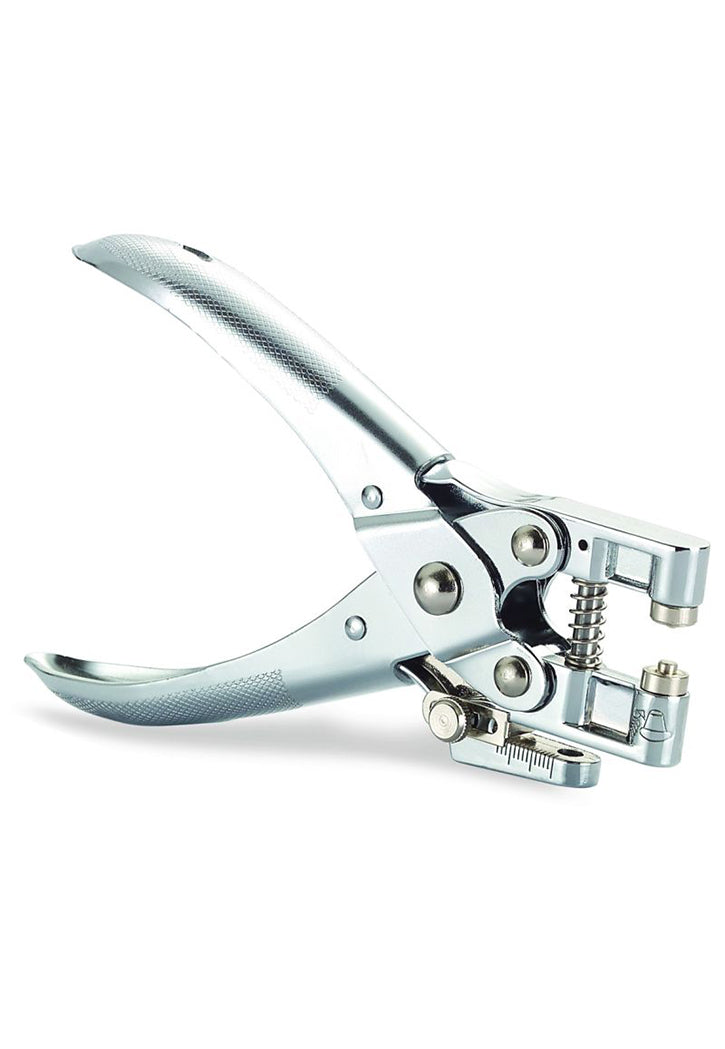 الة تخريم وتركيب الحلقات المعدنية *