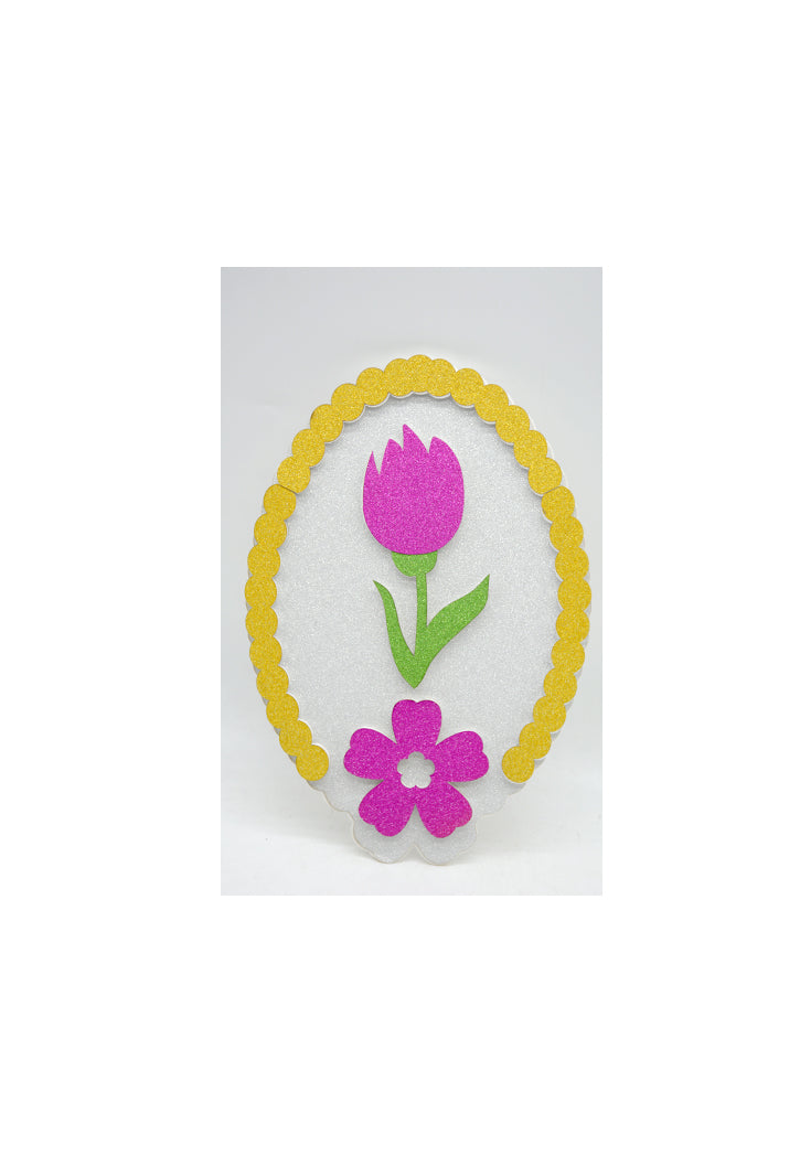 SBC CRAFT SPONGE FRAME WITH GLITTER 2560-140