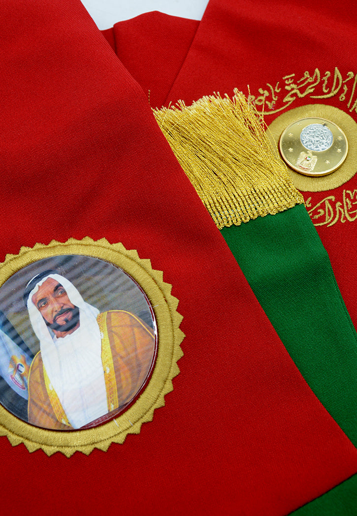 UAE NATIONAL DAY COTTON Sشال سكارف الامارات ARF 3D FALOCON +SHEIKH ZAYED