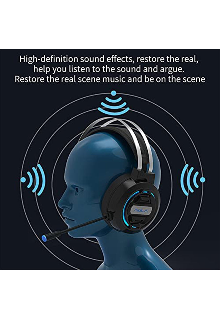 سماعات رأس أولا للألعاب AULA MOUNTAIN GAMING HEADSET S603 3.5MM+USB