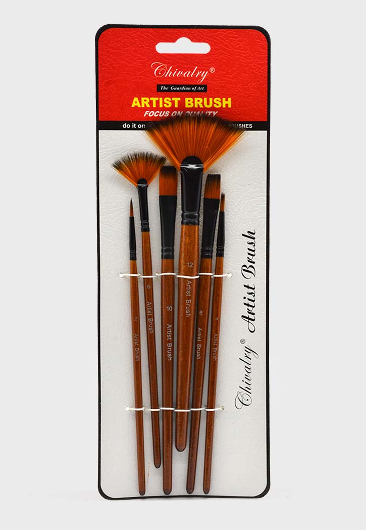 Artist Brush Set 6PCS - Chivalry